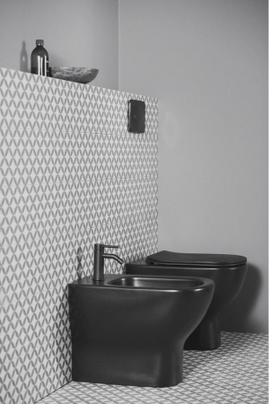 BATERIE BIDEU CERALINE SILK BLACK CU VENTIL [2]