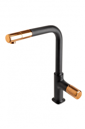 Bucatarie - BATERIE BUCATARIE EXTRACTIBILA ARDESIA , NEGRU-ROZ AURIU