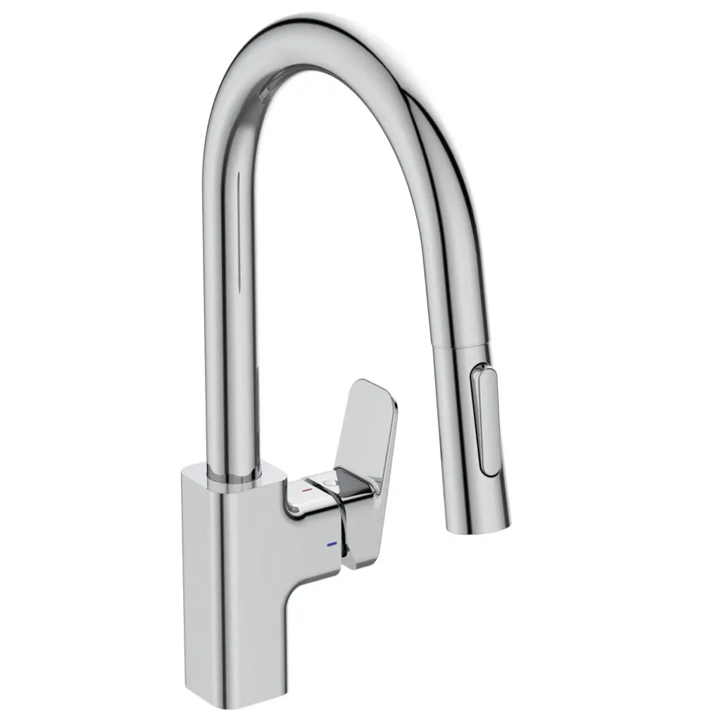 Baterie bucătărie Ideal Standard Ceraplan BD338AA crom cu duș extractibil