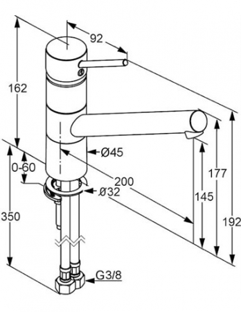 BATERIE BUCATARIE SCOPE  XL  DN 10 CROM [1]