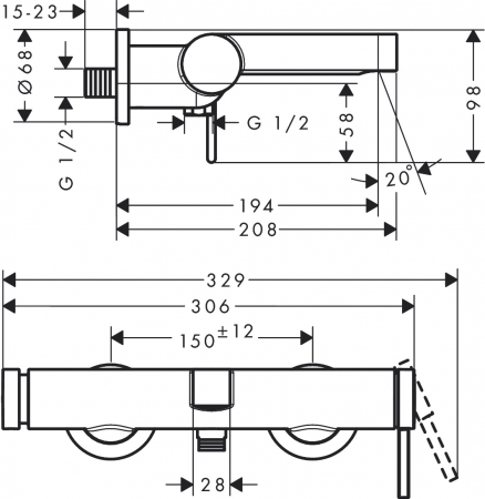 BATERIE CADA FINORIS, CROM [1]