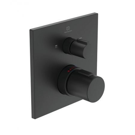 ORNAMENT BATERIE CADA/DUS CERATHERM C100 TERMOSTATICA SILK BLACK(PENTRU A100NU) [1]