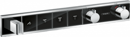 Baterii cada - ORNAMENT RAINSELECT CU TERMOSTAT, 4 FUNCTII SI PORTER, NEGRU-CROM