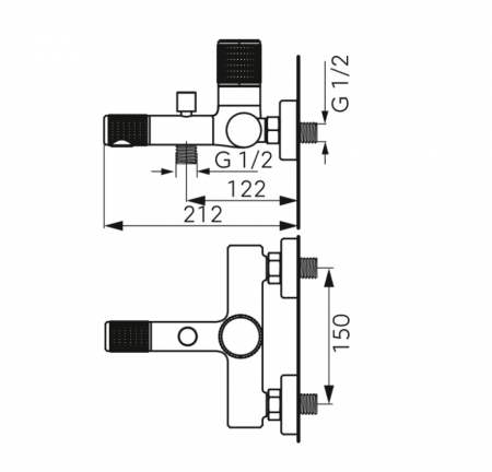 Baterie de cada FDesign Ardesia, negru-aur roz [1]