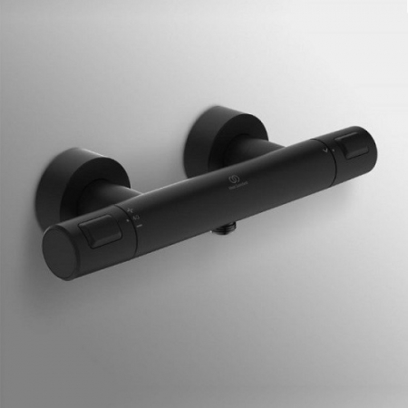 BATERIE TERMOSTATATA DUS CERATHERM T25 SILK BLACK [2]