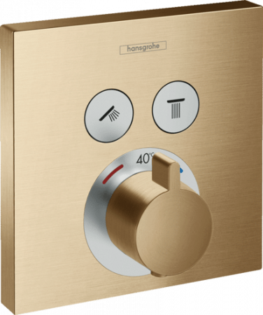 Baie - ORNAMENT DUS TERMOSTATIC SHOWER SELECT 2 IESIRI (PENTRU IBOX UNIV.), BRUSHED BRONZE