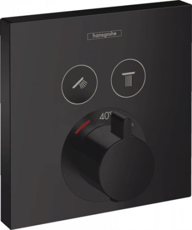 Baie - ORNAMENT DUS TERMOSTATIC SHOWER SELECT 2 IESIRI (PENTRU IBOX UNIV.), MATT BLACK