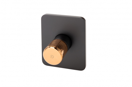 Baie - BATERIE INCASTRATA DUS ARDESIA CU 1 IESIRE, NEGRU-ROZ AURIU