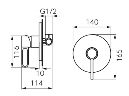 BATERIE INCASTRATA DUS ZAFFIRO CU 1 IESIRE, NEGRU-ROZ AURIU [1]