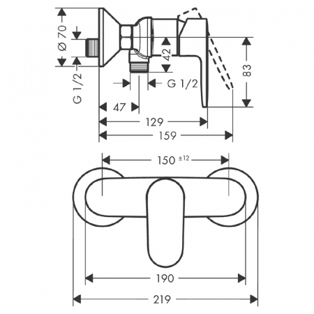 BATERIE DUS VERNIS BLEND, NEGRU MAT [1]