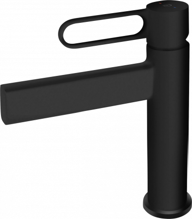 Baterii de baie - Baterie lavoar FDesign Zaffiro, negru mat