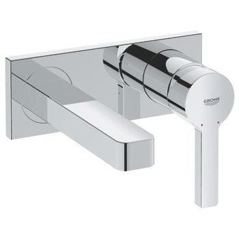 Baterii de baie - Baterie lavoar Grohe Lineare S size, pipa 15 cm, montaj incastrat, necesita corp ingropat, crom