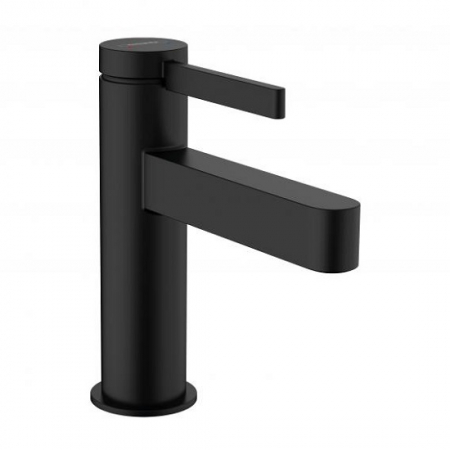 Baterii de baie - BATERIE LAVOAR FINORIS 110 CU VENTIL POP-UP, NEGRU MAT