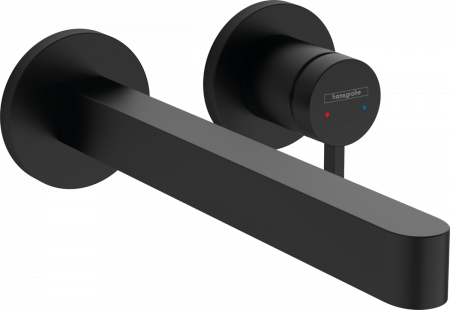 Baterii de baie - ORNAMENT BATERIE INCASTRATA LAVOAR FINORIS 225 MM, NEGRU MAT