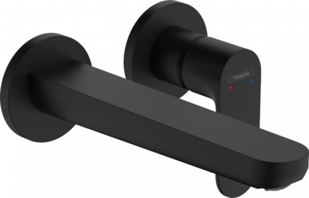 Baie - ORNAMENT BATERIE INCASTRATA LAVOAR REBRIS S PIPA 200 MM, NEGRU MAT