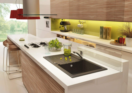 Chiuvetă din granit, 1-cuvă cu picurător [3]