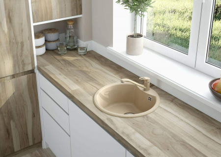 Baterie pentru bucătărie, Deante, ,Nisip [2]