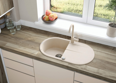 Baterie pentru bucătărie, Deante, Nemezja,BEIGE [1]