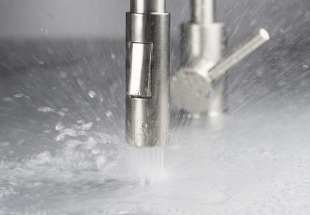 Baterie pentru bucătărie, cu pipă elastică - 2 Funcții,Neo [4]