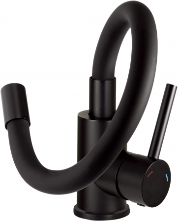 Baterie pentru bucătărie, cu pipă elastică [1]