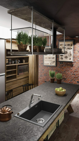 Baterie pentru bucătărie, cu pipă extractibilă, Deante, Silia,Cromat [4]