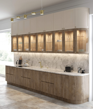 Baterie pentru bucătărie, cu pipă extractibilă, Deante, Silia,auriuiu periat [2]