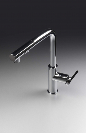 Baterie pentru bucătărie, cu pipă extractibilă [1]