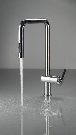 Baterie pentru bucătărie, cu pipă extractibilă [1]