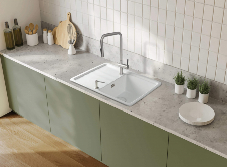 Baterie pentru bucătărie, cu pipă extractibilă [6]