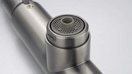 Baterie pentru bucătărie, cu racord pentru filtrul de apă, cu pipă extractibilă [5]