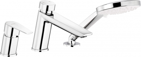 Baterii de baie - Baterie pentru cadă, 3-orificii