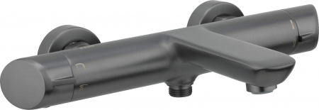 Baie - Baterie pentru cadă, montare pe perete, Deante, ARNIKA,Titanium