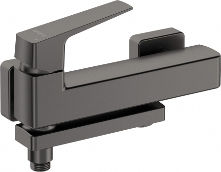 Baterie pentru cadă, montare pe perete - cu pipă pliabilă [1]