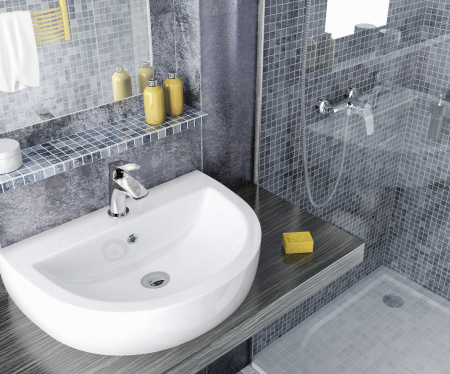 Baterie pentru chiuvetă, Deante, Cynia,Cromat [3]