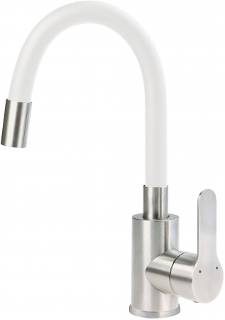 Import - Baterie pentru chiuvetă, cu pipă elastică