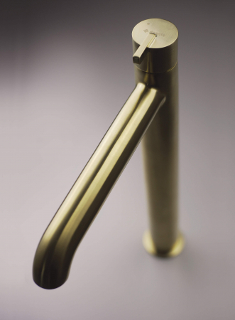 Baterie pentru chiuvetă, înalt, Deante, Silia,auriuiu periat [1]