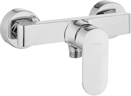 Baie - Baterie pentru duș, montare pe perete, Deante, ALPINIA,Cromat