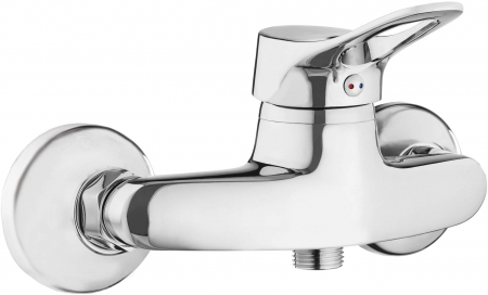 Baie - Baterie pentru duș, montare pe perete