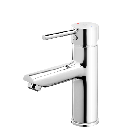 Baterii lavoar - Baterie stativa lavoar Flusso cu ventil click-clack, crom