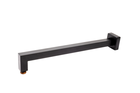 Brat de dus - Brat dus fix rectangular Inula, 400 mm, alama, negru