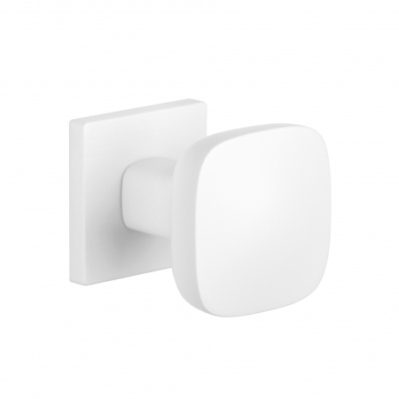 Buton usi - Buton APRILE QUERCA Q SLIM 7MM WH - alb mat