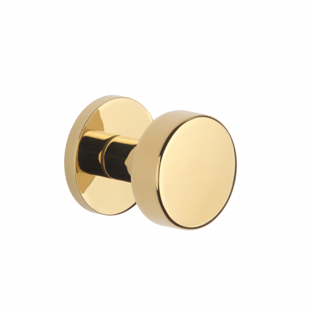 Buton usi - Buton APRILE RUTA R SLIM 7MM GOLD PVD - PVD auriu lustruit