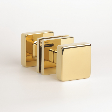 Buton usi - Buton cu doua fețe APRILE MORA Q SLIM 7MM GOLD PVD - PVD auriu lustruit