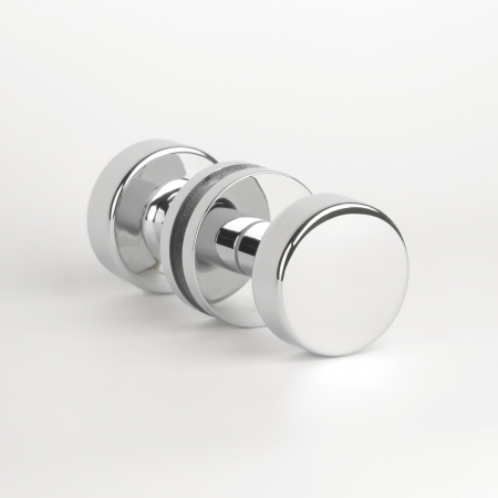 Buton usi - Buton cu doua fețe APRILE RUTA R SLIM 7MM CP - crom lustruit