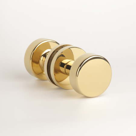Buton usi - Buton cu doua fețe APRILE RUTA R SLIM 7MM GOLD PVD - PVD auriu lustruit