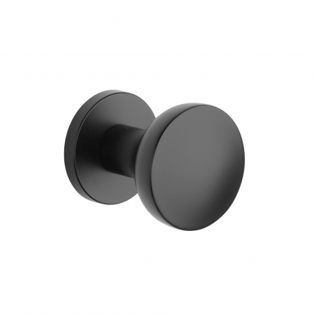 Buton usi - Buton unilateral APRILE ORTICA R SLIM 7MM BK - negru mat - mobil