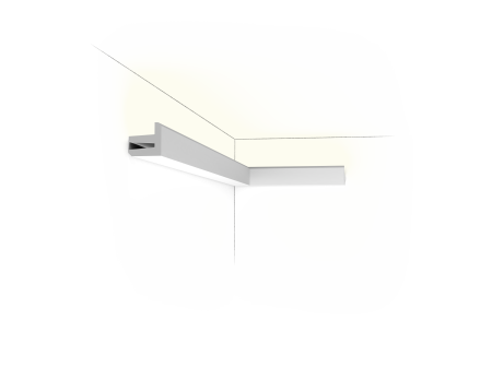 Profile pentru banda LED - Cornisa tavan C380 Orac Decor moderna | Caprice Decor ®