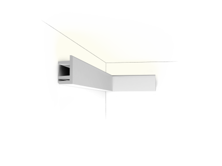 Profile pentru banda LED - cornisa-tavan-orac-decor-c381-poliuretan-alb-2000x150x150