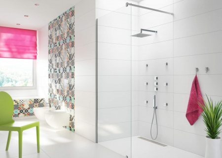 Cabină de duș, paravan, 90 cm [8]