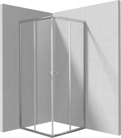 Cabine simple de dus - Cabină de duș, pătrat, 90 cm